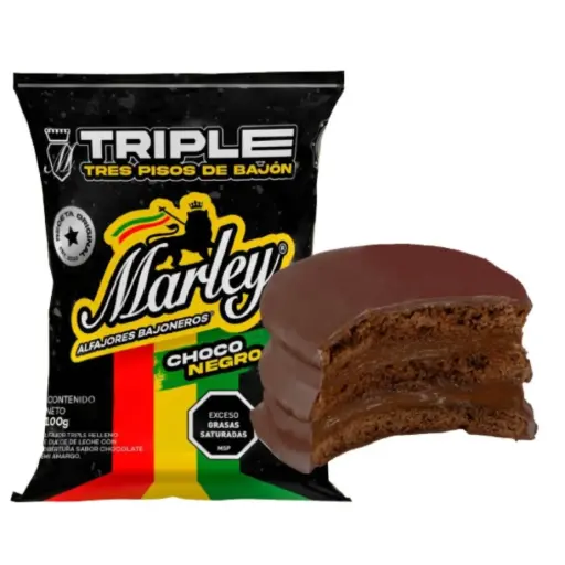 Alfajor Negro Marley 100g