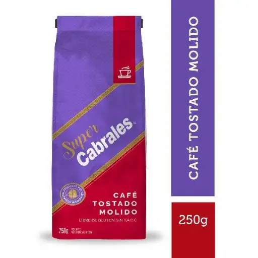 Café Tostado Molido Súper Cabrales 250g