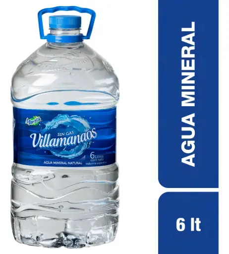 Agua Mineral Villamanaos 6 l