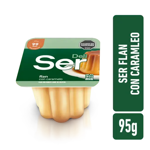 Flan Deli con caramelo Ser 95gr