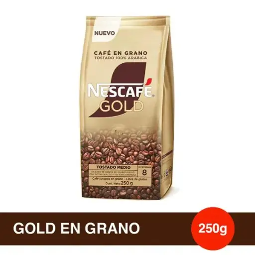 Café en grano nescafé gold 100grs
