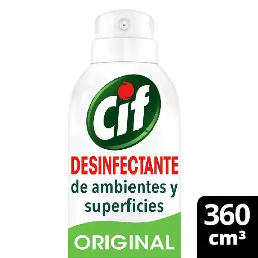 Desinfectante en aerosol cif bioactive original 360 ml