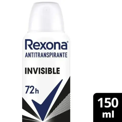 Desodorante antitranspirante rexona invisible women 150cm3