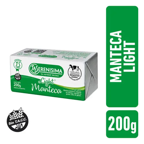 Manteca Light La Serenísima 200 gr