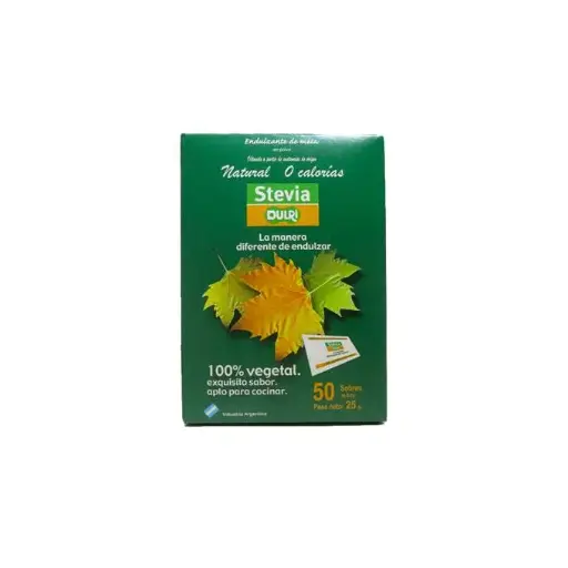 Edulcorante Natural Stevia Dulri 50 sobres