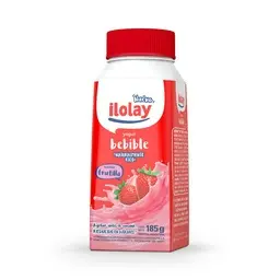 Yogur Entero Frutillas Bebible Bot Ilolay 185 Gr