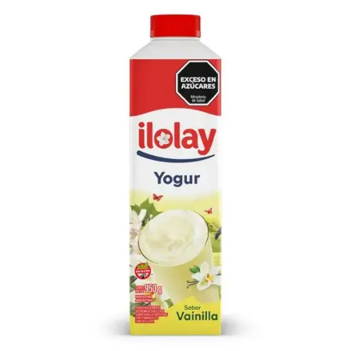 Yogur bebible parcialmente descremado ilolay sabor vainilla 950grs