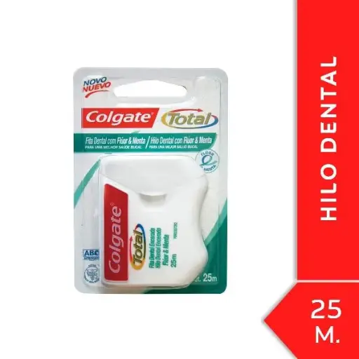 Hilo dental colgate flúor menta 25m 1uni