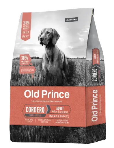 Old Prince Cordero y Arroz Integral Razas Medianas y Grandes 3kg