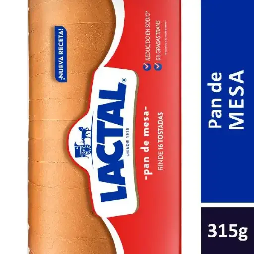 Pan de Molde Blanco Lactal 315 g