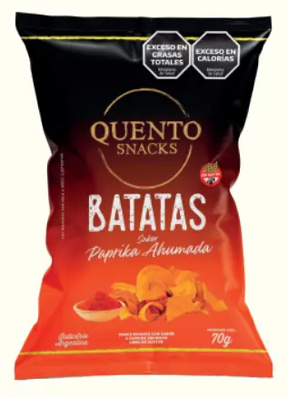 Snack Batata Paprika Ahumada Quento 70 g
