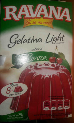 Gelatina Ravana Cereza Diet 25 g.