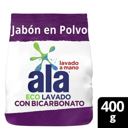 Jabon Ala Lavado a Mano con Bicarbonato Blancura x 400gr