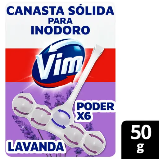 Canasta Para Baño Lavanda Vim 50 Grs