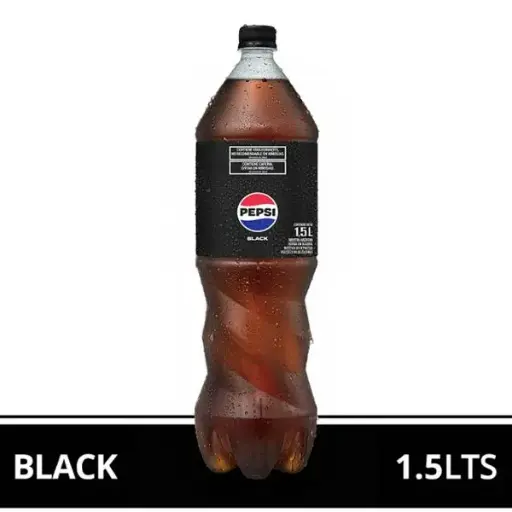 Gaseosa pepsi black descartable 1500cm3