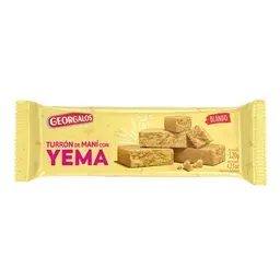 Turron de mani con Yema Georgalos
