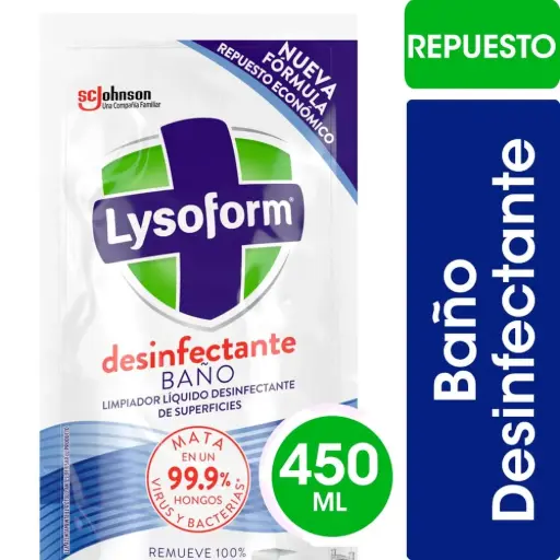 Limpiador De Baño Líquido Repuesto 450 Ml Lysoform
