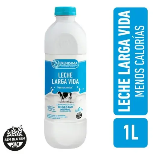 Leche Larga Vida Descremada 0% La Serenisima 1 l