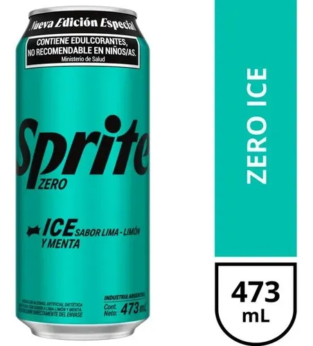 Gaseosa Lima Limon y Menta Sprite Ice 473 ml